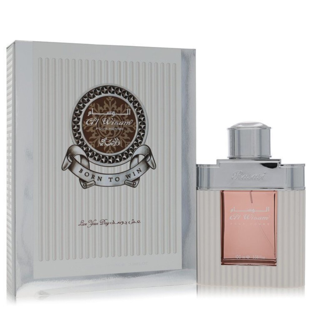 Al Wisam Day Born To Win by Rasasi Eau De Parfum Spray 3.33 oz